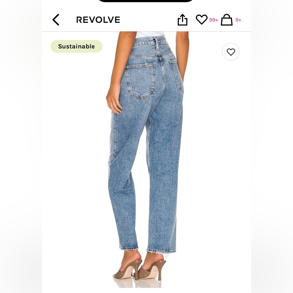 NWOT Agolde Criss Cross Jeans. - Picture 3 of 5